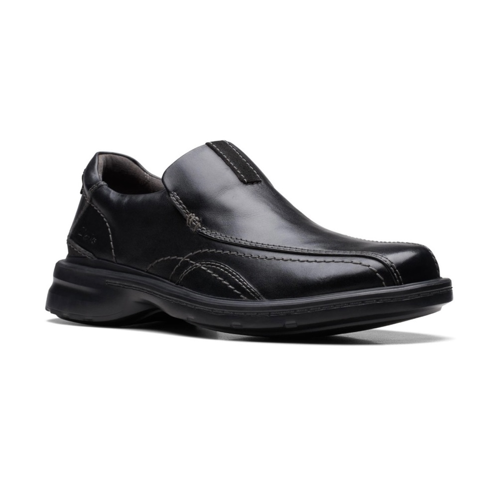 New Clarks Gessler Step Black Leather Shoe Men’s Size: 13